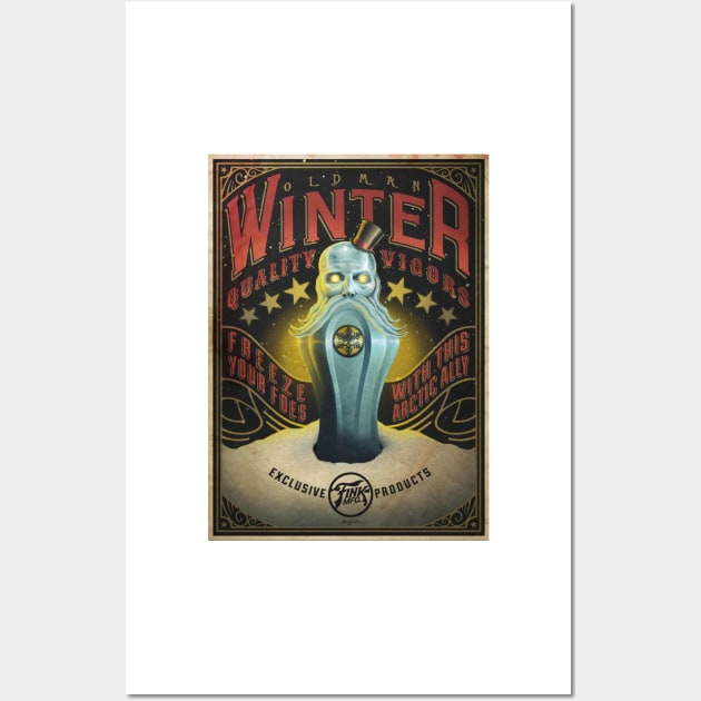 Bioshock Vigor: Old Man Winter Wall Art by gruntcooker